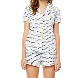 Roller Rabbit Holiday Hearts Limited Edition Pajamas Pajama Set / NWOT